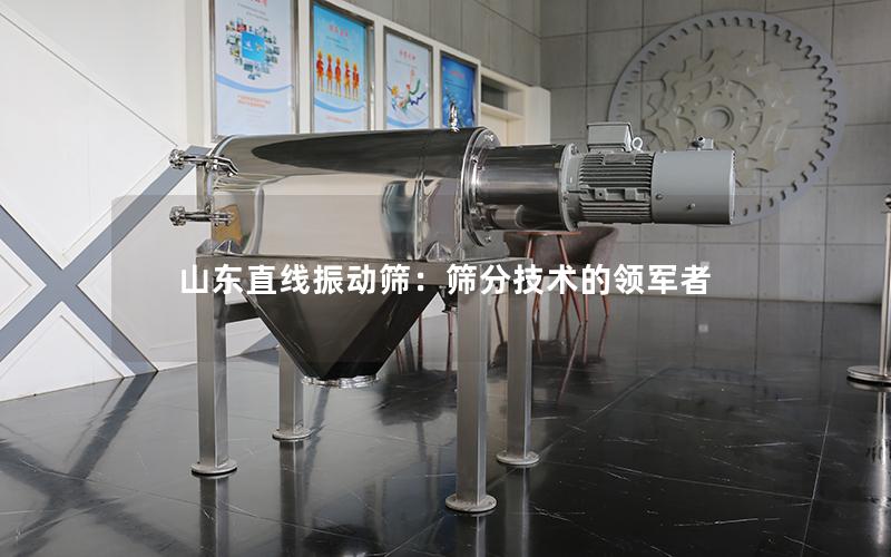 山东直线振动筛:筛分技术的领军者 山东直线振动筛:筛分技术的领军者