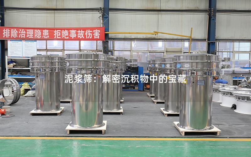 泥浆筛:解密沉积物中的宝藏 泥浆筛:解密沉积物中的宝藏