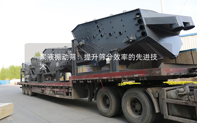 浆液振动筛:提升筛分效率的先进技术 浆液振动筛:提升筛分效率的先进技术
