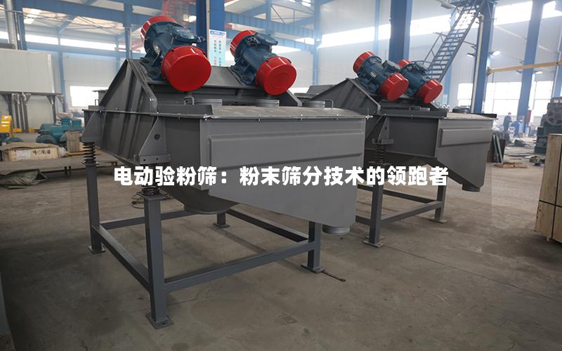 电动验粉筛:粉末筛分技术的领跑者 电动验粉筛:粉末筛分技术的领跑者