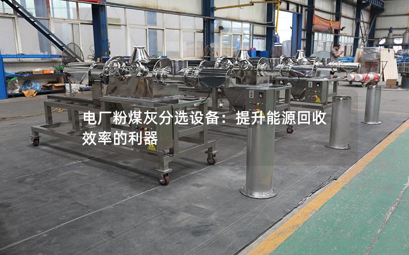 电厂粉煤灰分选设备:提升能源回收效率的利器 电厂粉煤灰分选设备:提升能源回收效率的利器