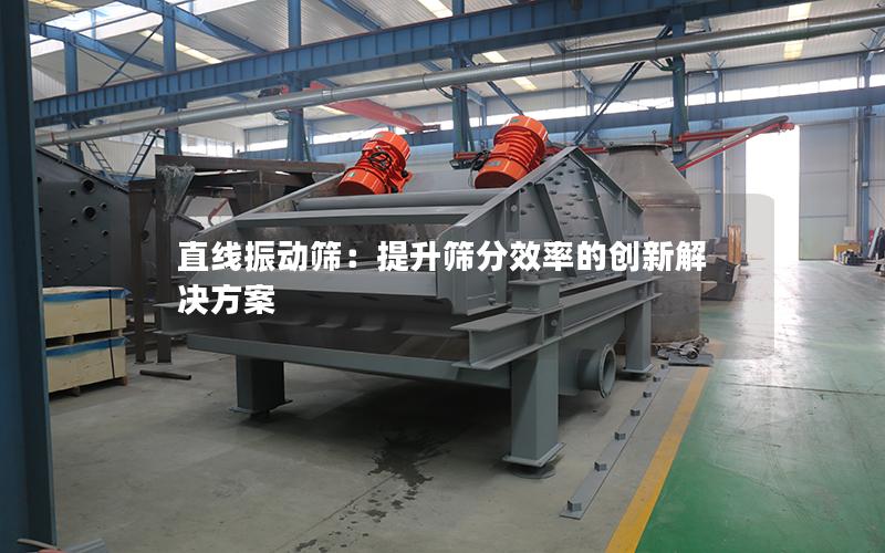 直线振动筛:提升筛分效率的创新解决方案 直线振动筛:提升筛分效率的创新解决方案