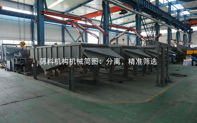 筛料机构机械简图:分离,**筛选 筛料机构机械简图:分离,**筛选