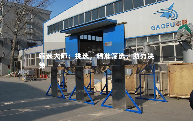 筛选大师:挑选,**筛选,助力决策 筛选大师:挑选,**筛选,助力决策