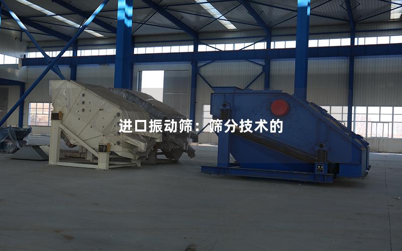 进口振动筛:筛分技术的 进口振动筛:筛分技术的