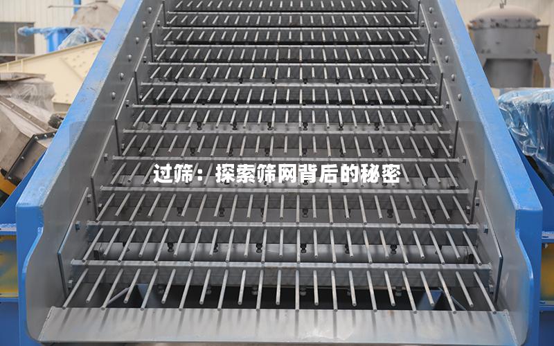 过筛:探索筛网背后的秘密 过筛:探索筛网背后的秘密