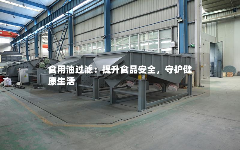 食用油过滤:提升食品安全,守护健康生活 食用油过滤:提升食品安全,守护健康生活