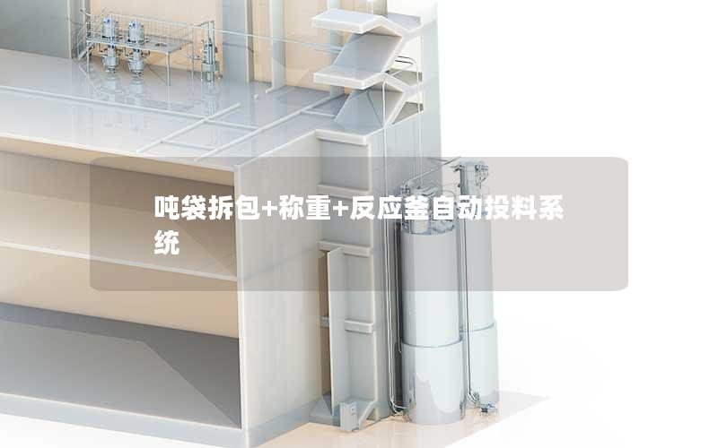 吨袋拆包+称重+反应釜自动投料系统 吨袋拆包+称重+反应釜自动投料系统