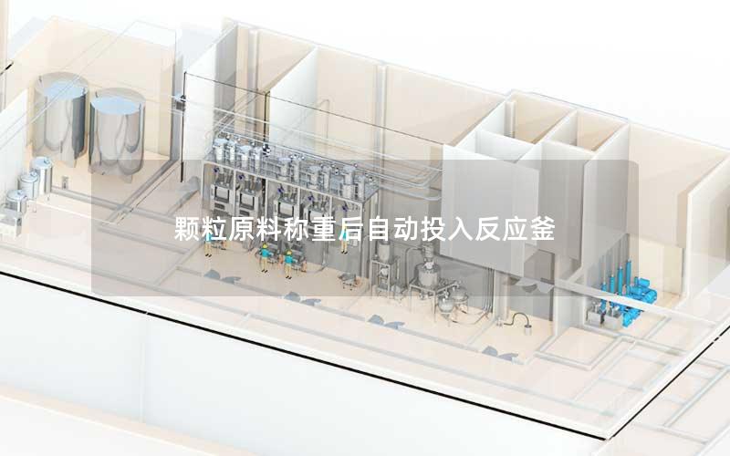 颗粒原料称重后自动投入反应釜 颗粒原料称重后自动投入反应釜