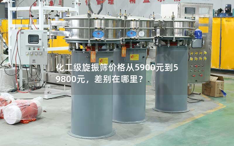 化工级旋振筛价格从5900元到59800元,差别在哪里? 化工级旋振筛价格从5900元到59800元,差别在哪里?